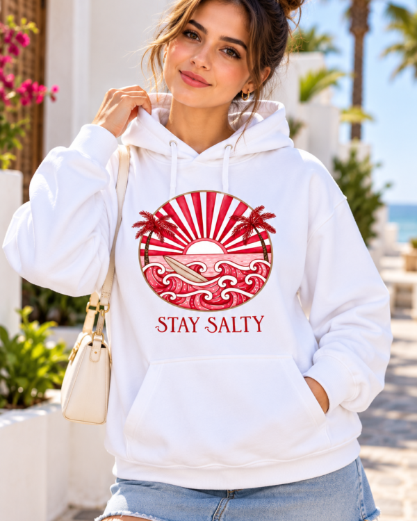 Stay Salty Printed Hoodie – Customize Hoodie