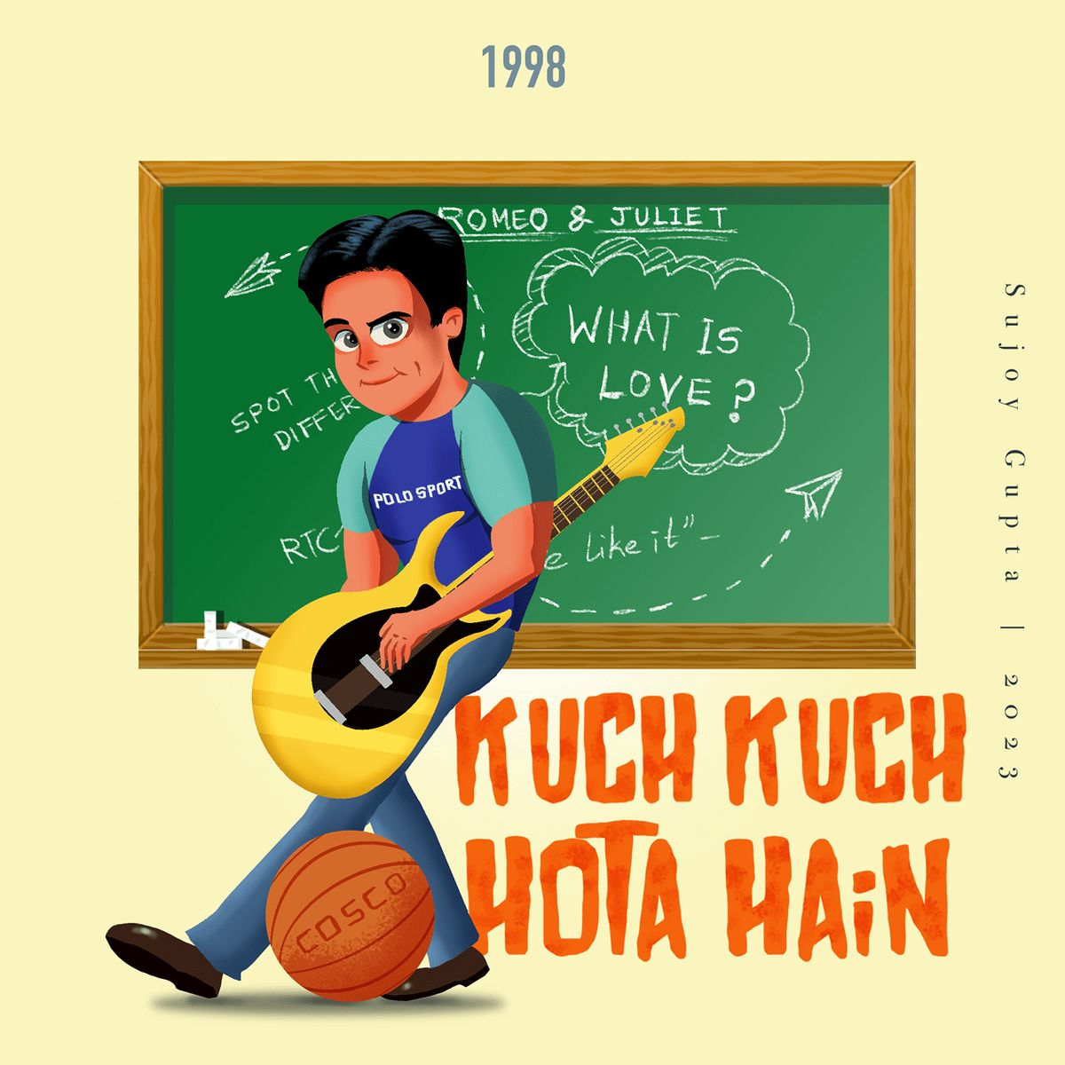 Kuch Kuch Hota Hai Rahul Bollywood Printed Regular Fit T-Shirt