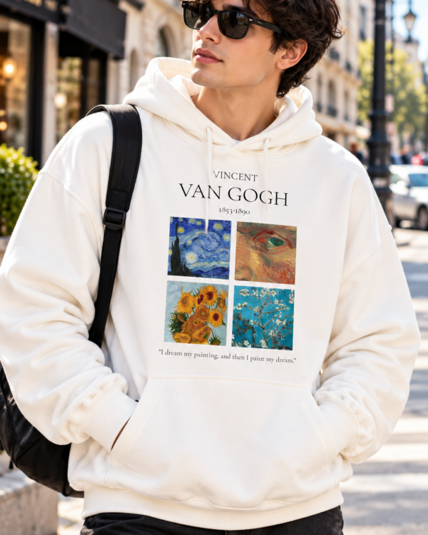 Art Printed Hoodie for Men