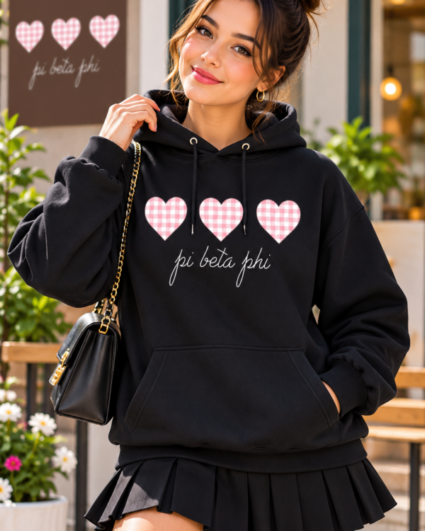 Black Pi Beta Phi Hoodie – Customize Hoodie