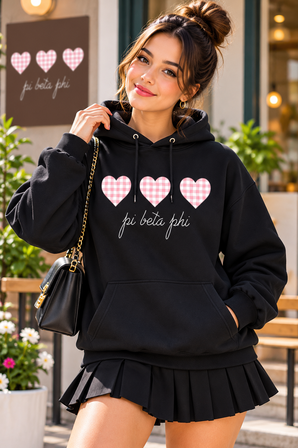 Black Pi Beta Phi Hoodie – Customize Hoodie