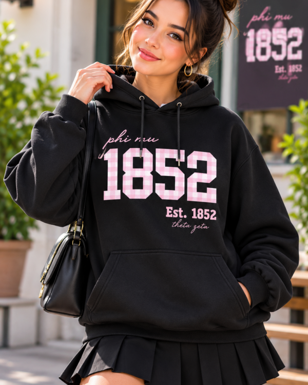 Black Phi Mu 1852 Hoodie – Customize Hoodie