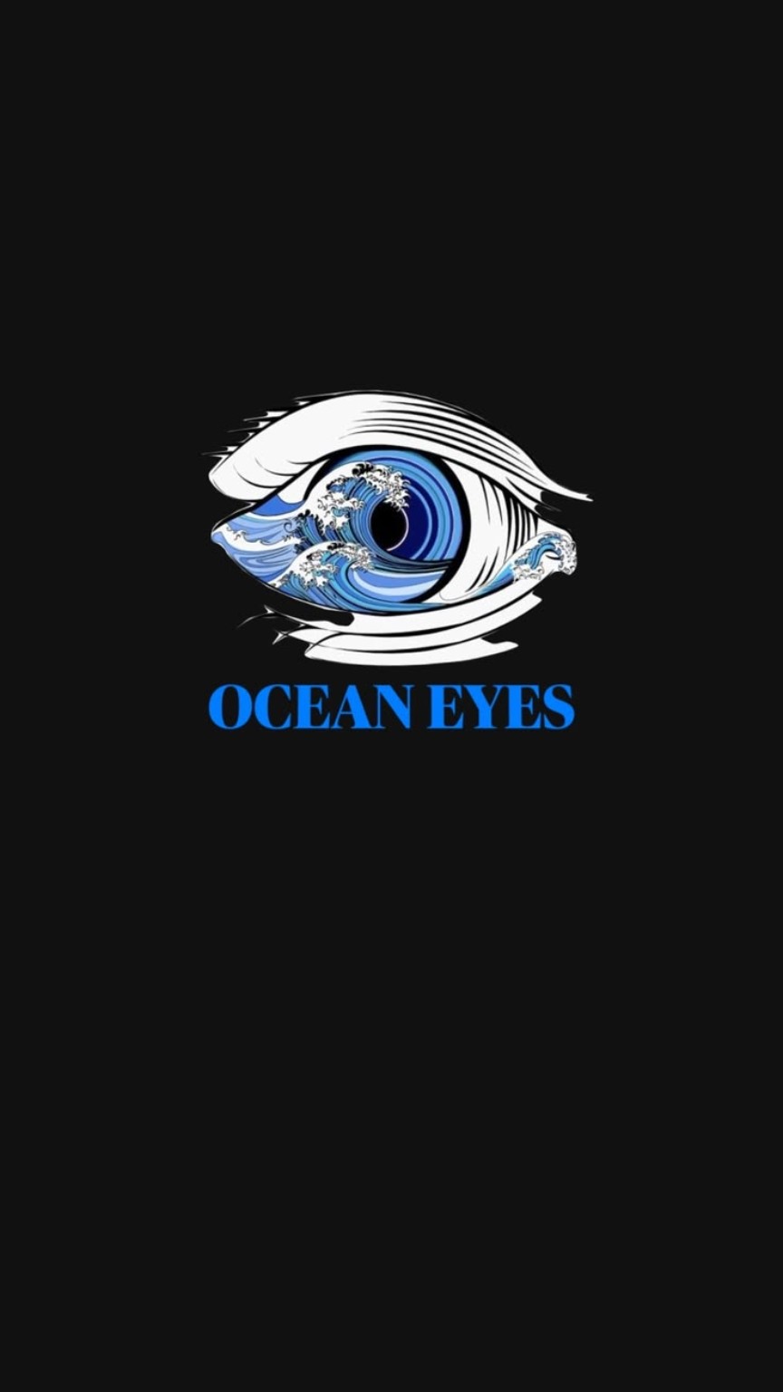 Ocean Eyes Printed Hoodie for Men