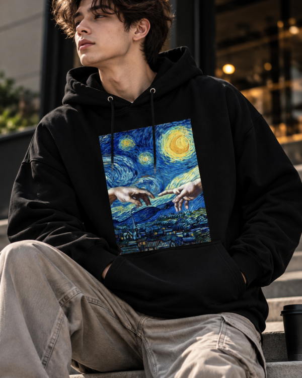 Art Printed Hoodie for Men
