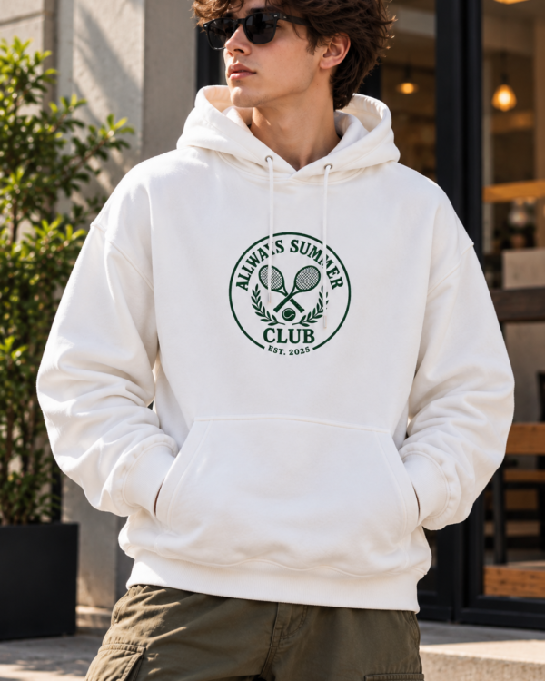 Tennis Printed Hoodie for Men