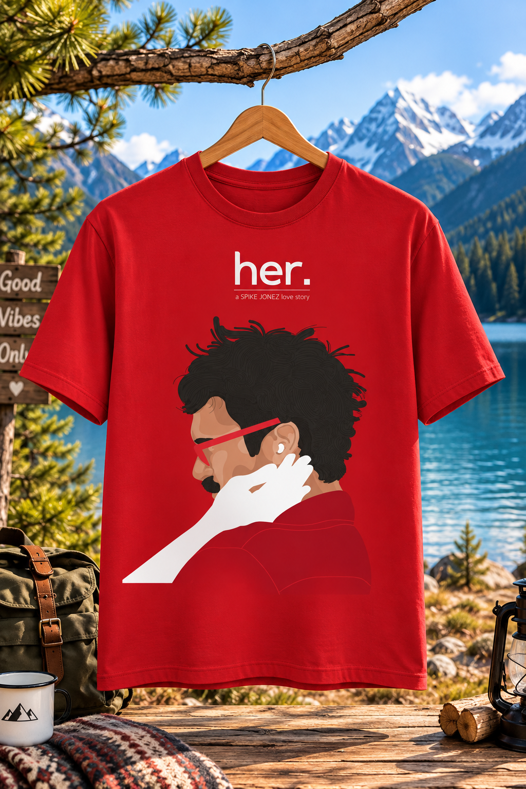 Her Movie Printed Regular Fit T-Shirt