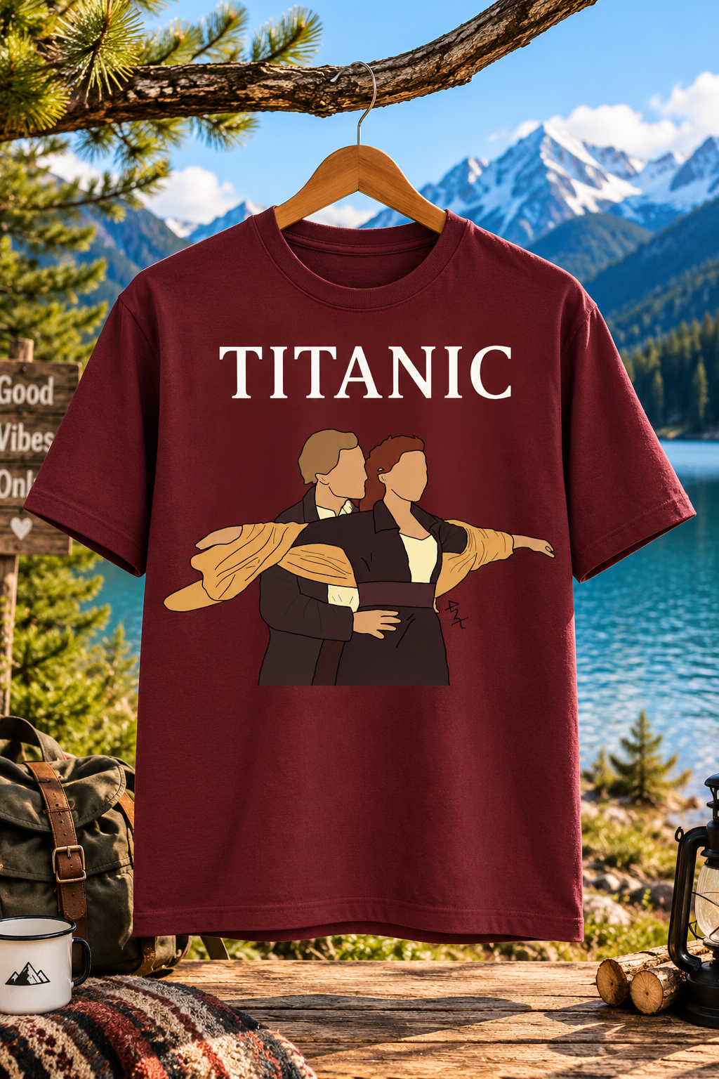 Titanic Movie Printed Regular Fit T-Shirt