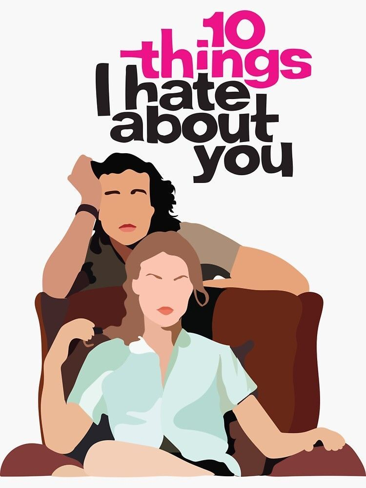 10 Things I Hate About You Printed Regular Fit T-Shirt