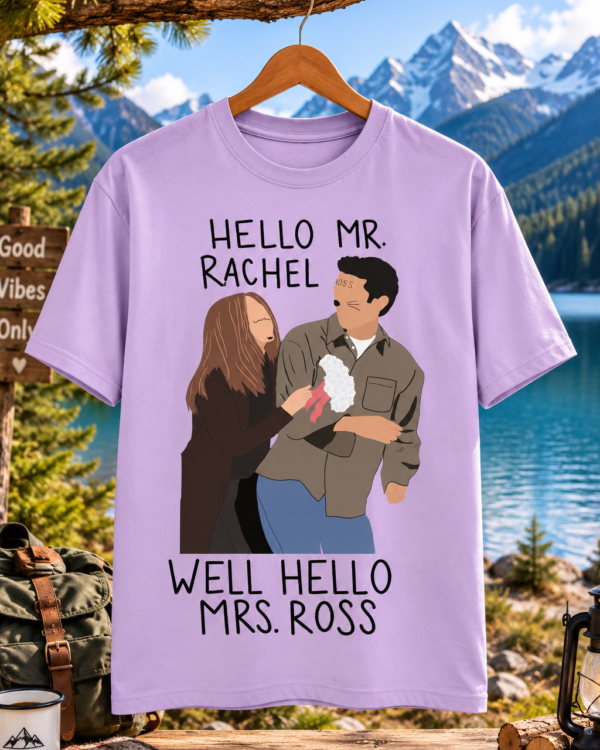 Hello Mr. Rachel Friends Series Printed Regular Fit T-Shirt