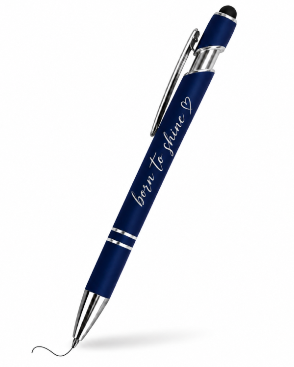 Customize Pen -Blue Born to Shine Pen