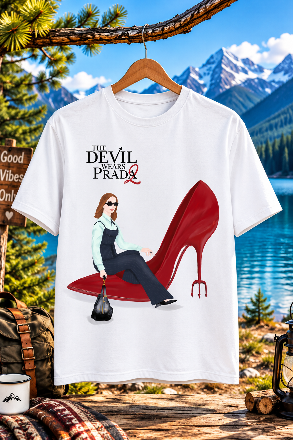 The Devil Wears Prada Movie Printed Regular Fit T-Shirt