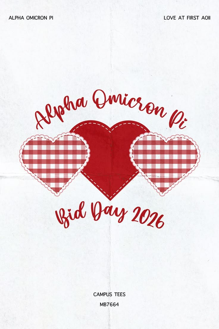 Alpha Omicron Pi Printed Socks