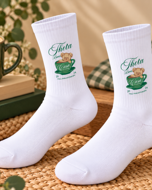 Theta Printed Socks